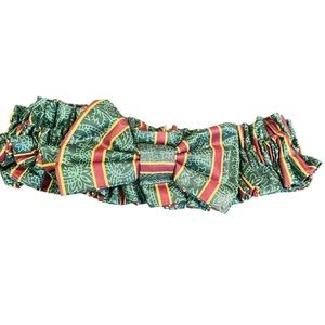 Longaberger imperial stripe med holiday garter for various baskets